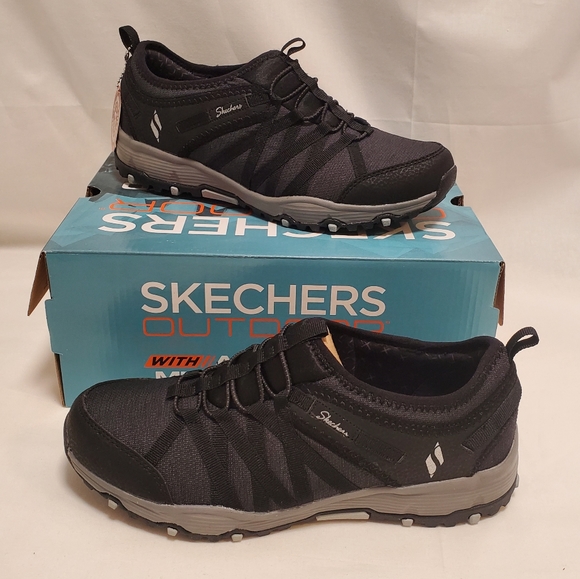 Skechers Shoes - Skechers Womens Seager Hiker - Topanga Black Hiking Shoes 8 Medium (B,M) 158236